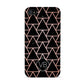 Personalised Rose Gold Triangle Marble Apple iPhone 4s Case