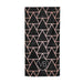 Personalised Rose Gold & Triangle Marble Beach Towel