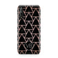 Personalised Rose Gold Triangle Marble Huawei Enjoy 10s Phone Case