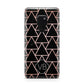Personalised Rose Gold Triangle Marble Huawei Mate 20 Phone Case