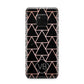 Personalised Rose Gold Triangle Marble Huawei Mate 20 Pro Phone Case