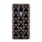 Personalised Rose Gold Triangle Marble Huawei Mate 20X Phone Case