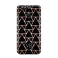 Personalised Rose Gold Triangle Marble Huawei Nova 2s Phone Case