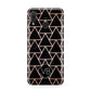 Personalised Rose Gold Triangle Marble Huawei Nova 3 Phone Case