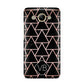 Personalised Rose Gold Triangle Marble Huawei Y3 2017