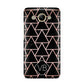 Personalised Rose Gold Triangle Marble Huawei Y3 2017
