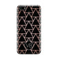 Personalised Rose Gold Triangle Marble Huawei Y5 Prime 2018 Phone Case