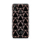Personalised Rose Gold Triangle Marble Huawei Y7 2019