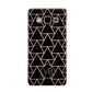 Personalised Rose Gold Triangle Marble Samsung Galaxy A5 Case
