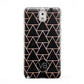 Personalised Rose Gold Triangle Marble Samsung Galaxy Note 3 Case
