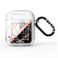 Personalised Rose Gold With Marble Initials AirPods Glitter Case