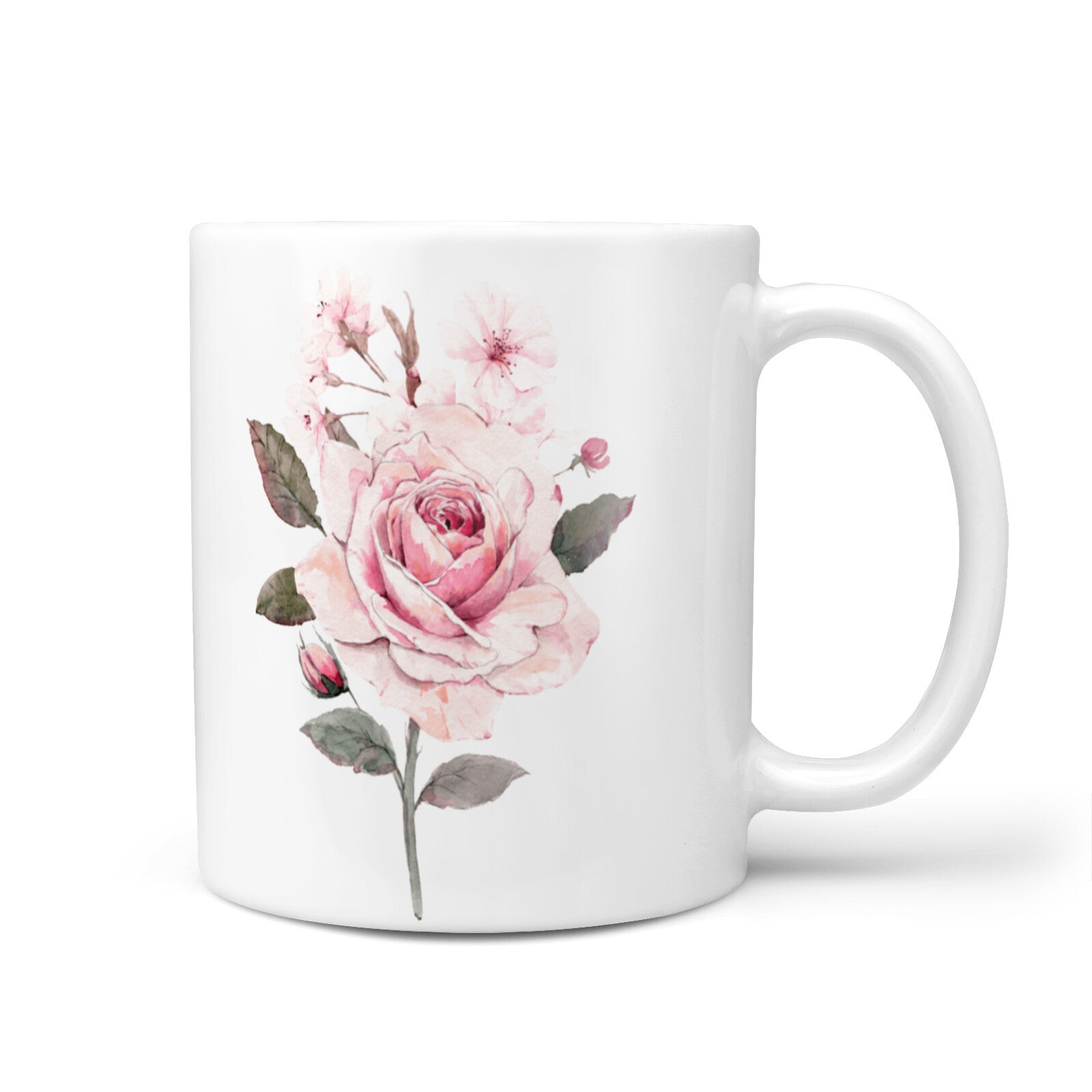 Personalised Rose with Name 10oz Mug