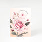 Personalised Rose with Name A5 Greetings Card