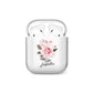 Personalised Rose with Name AirPods Case