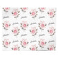 Personalised Rose with Name Personalised Wrapping Paper Alternative