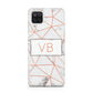 Personalised Rosegold Marble Initials Samsung M12 Case