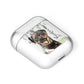 Personalised Rottweiler AirPods Case Laid Flat