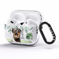 Personalised Rottweiler AirPods Pro Clear Case Side Image