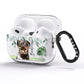 Personalised Rottweiler AirPods Pro Glitter Case Side Image