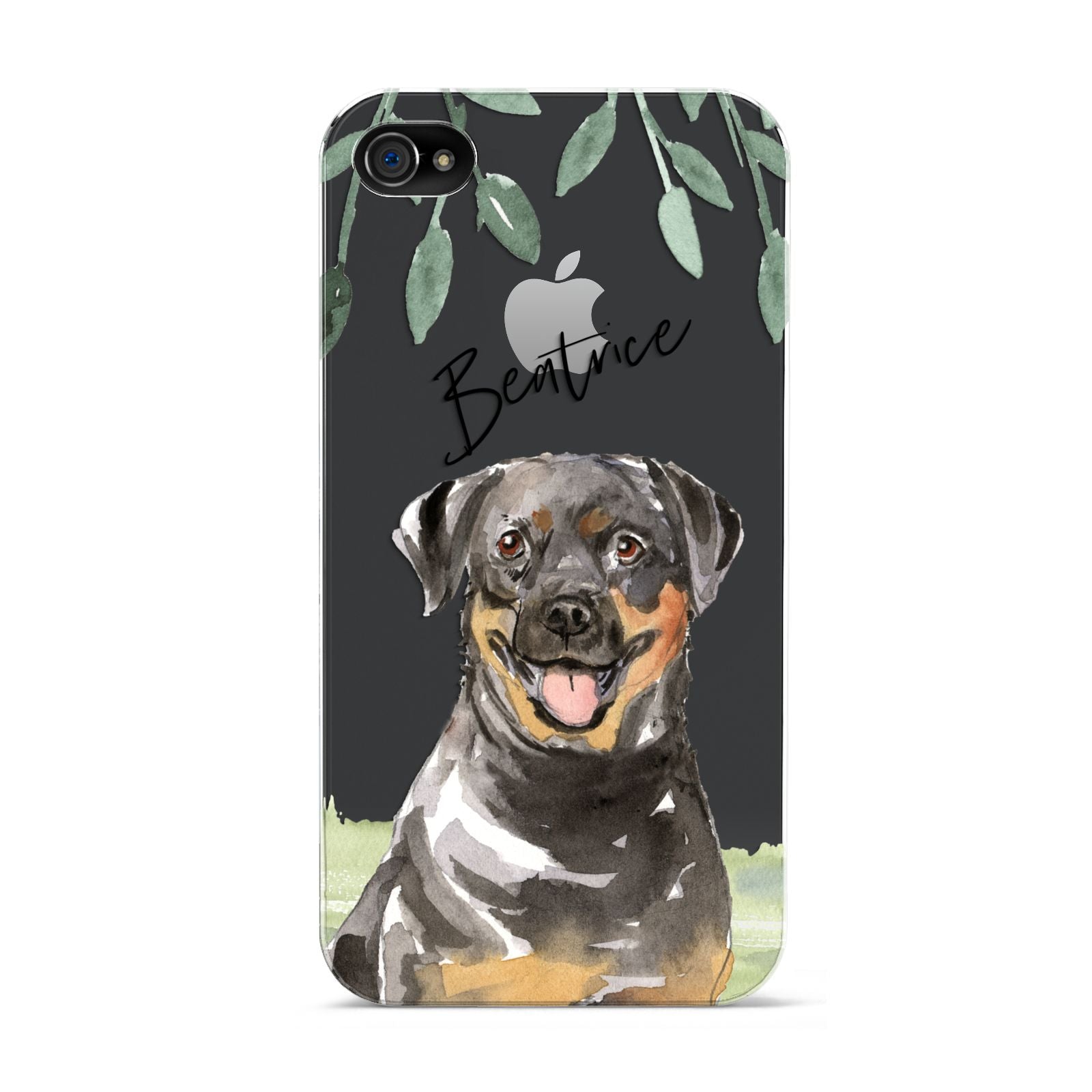 Personalised Rottweiler Apple iPhone 4s Case