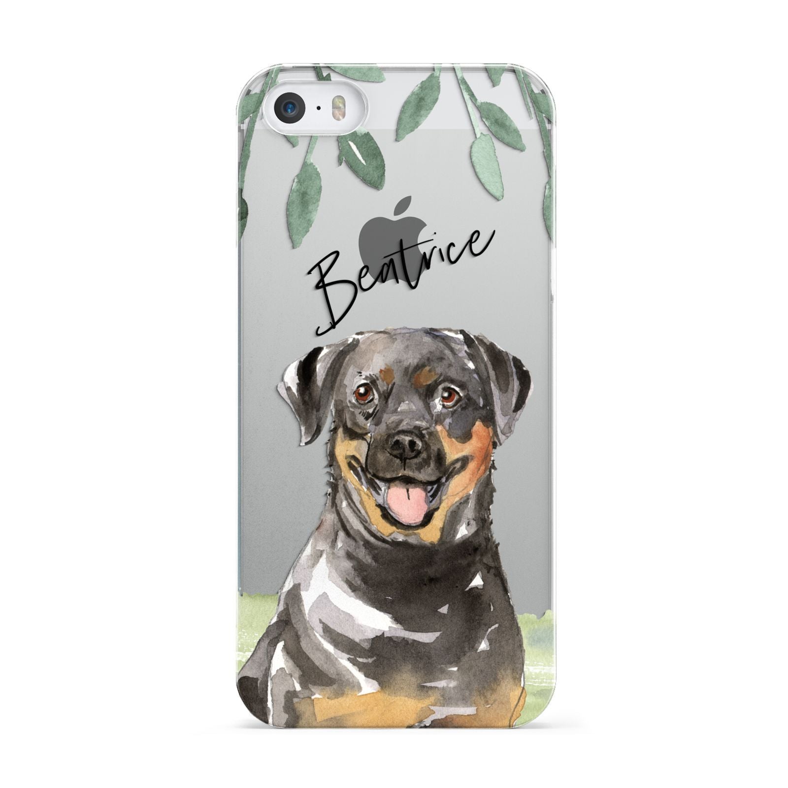 Personalised Rottweiler Apple iPhone 5 Case