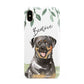 Personalised Rottweiler Apple iPhone Xs Max 3D Tough Case