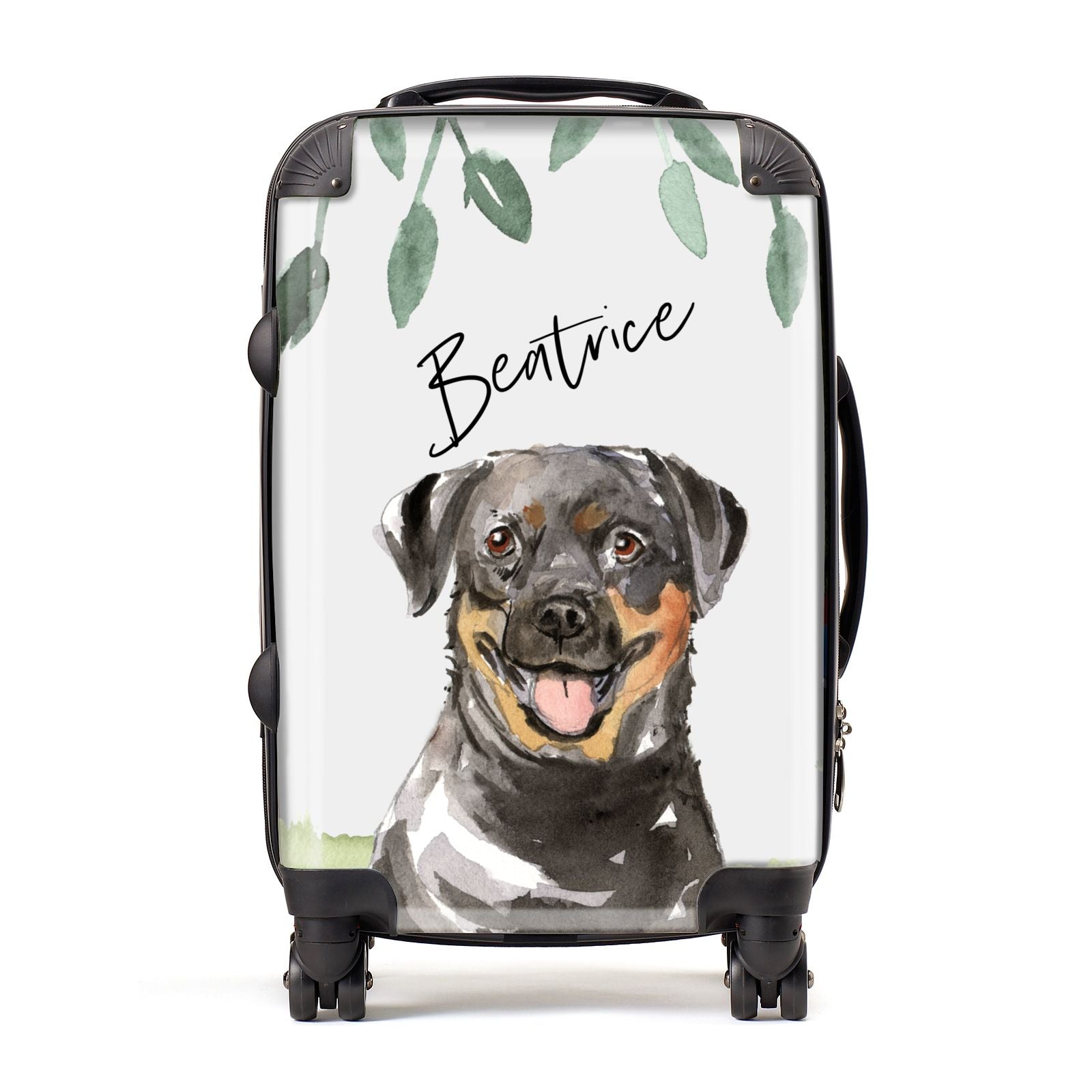 Personalised Rottweiler Suitcase