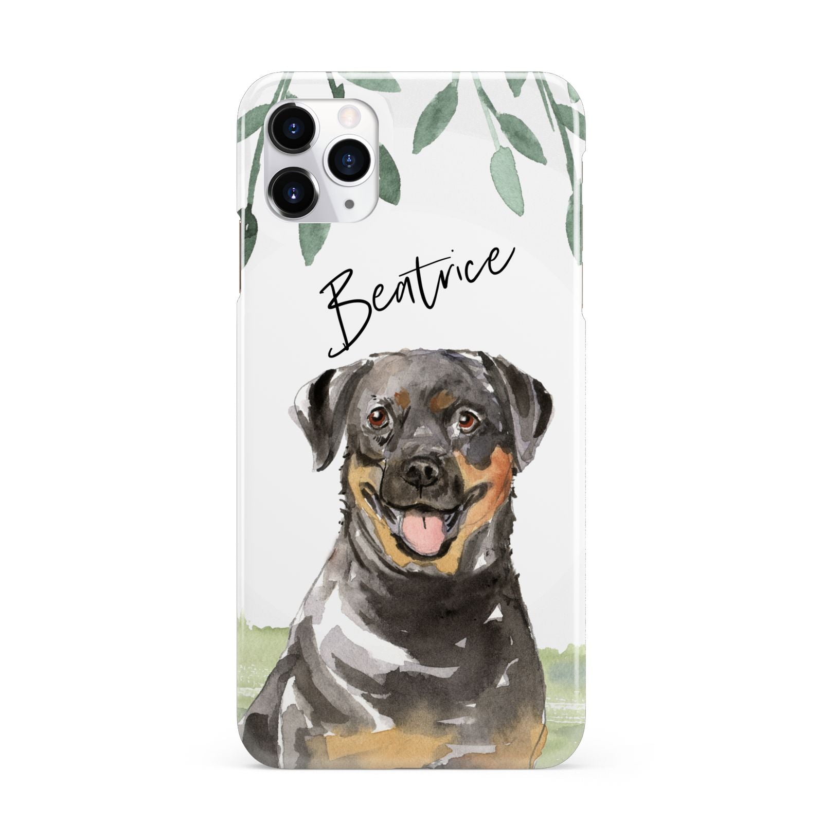 Personalised Rottweiler iPhone 11 Pro Max 3D Snap Case