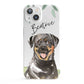 Personalised Rottweiler iPhone 13 Full Wrap 3D Snap Case