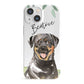 Personalised Rottweiler iPhone 13 Mini Full Wrap 3D Snap Case