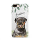 Personalised Rottweiler iPhone 8 Plus 3D Snap Case on Gold Phone