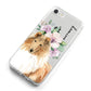 Personalised Rough Collie iPhone 8 Bumper Case on Silver iPhone Alternative Image