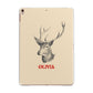 Personalised Rudolph Apple iPad Rose Gold Case