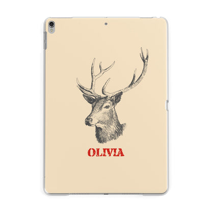 Personalised Rudolph Apple iPad Silver Case