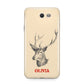 Personalised Rudolph Samsung Galaxy J7 2017 Case