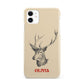 Personalised Rudolph iPhone 11 3D Snap Case