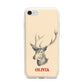 Personalised Rudolph iPhone 7 Bumper Case on Silver iPhone