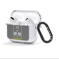 Personalised Runway AirPods Clear Case 3rd Gen Side Image