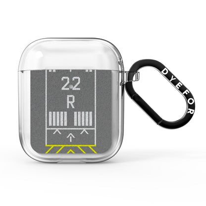 Personalised Runway AirPods Clear Case