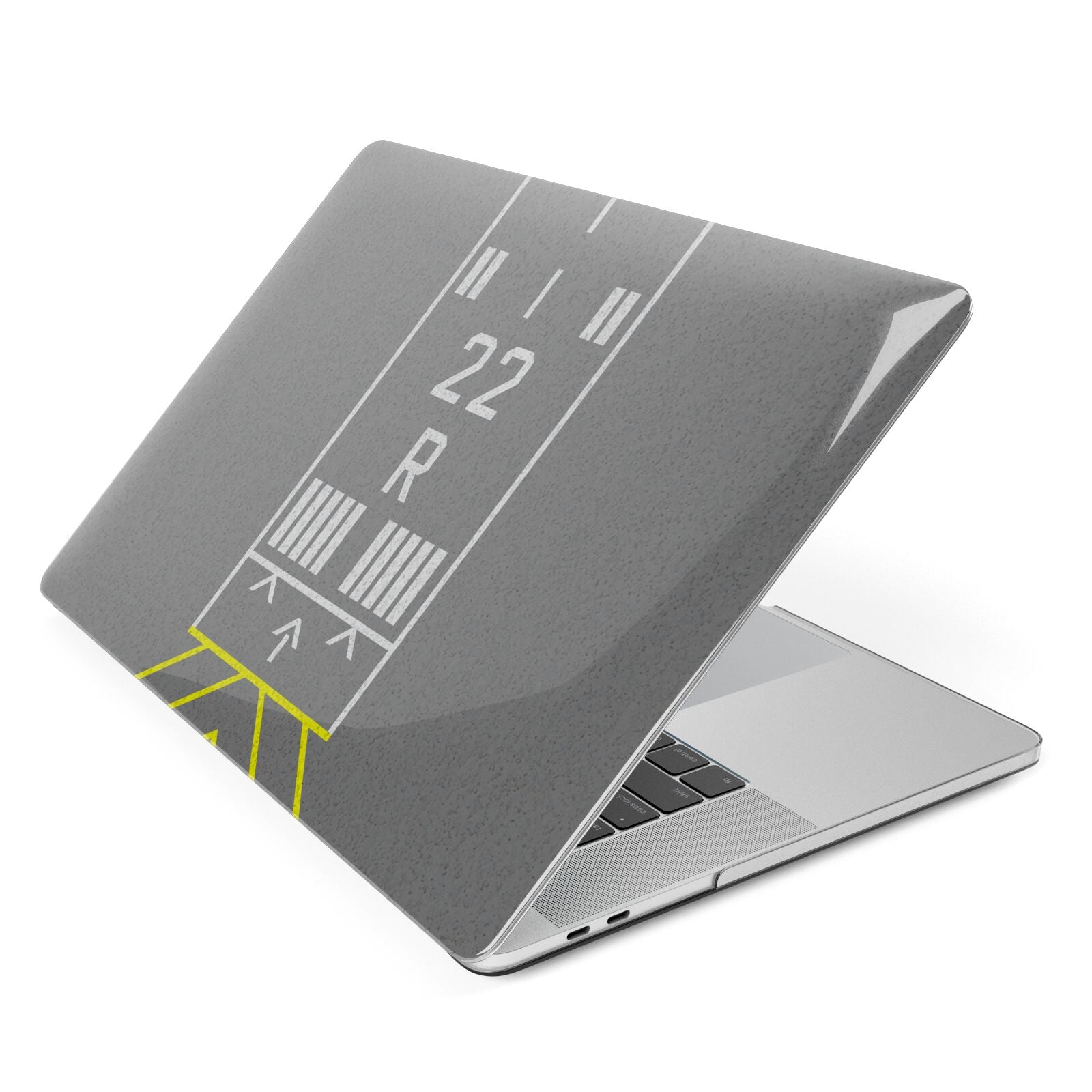 Personalised Runway Apple MacBook Case Side View