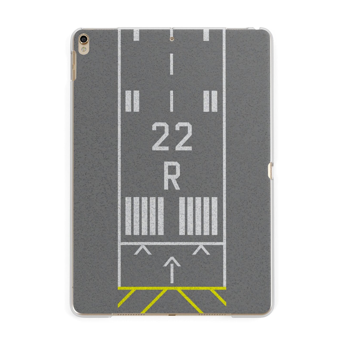 Personalised Runway Apple iPad Gold Case