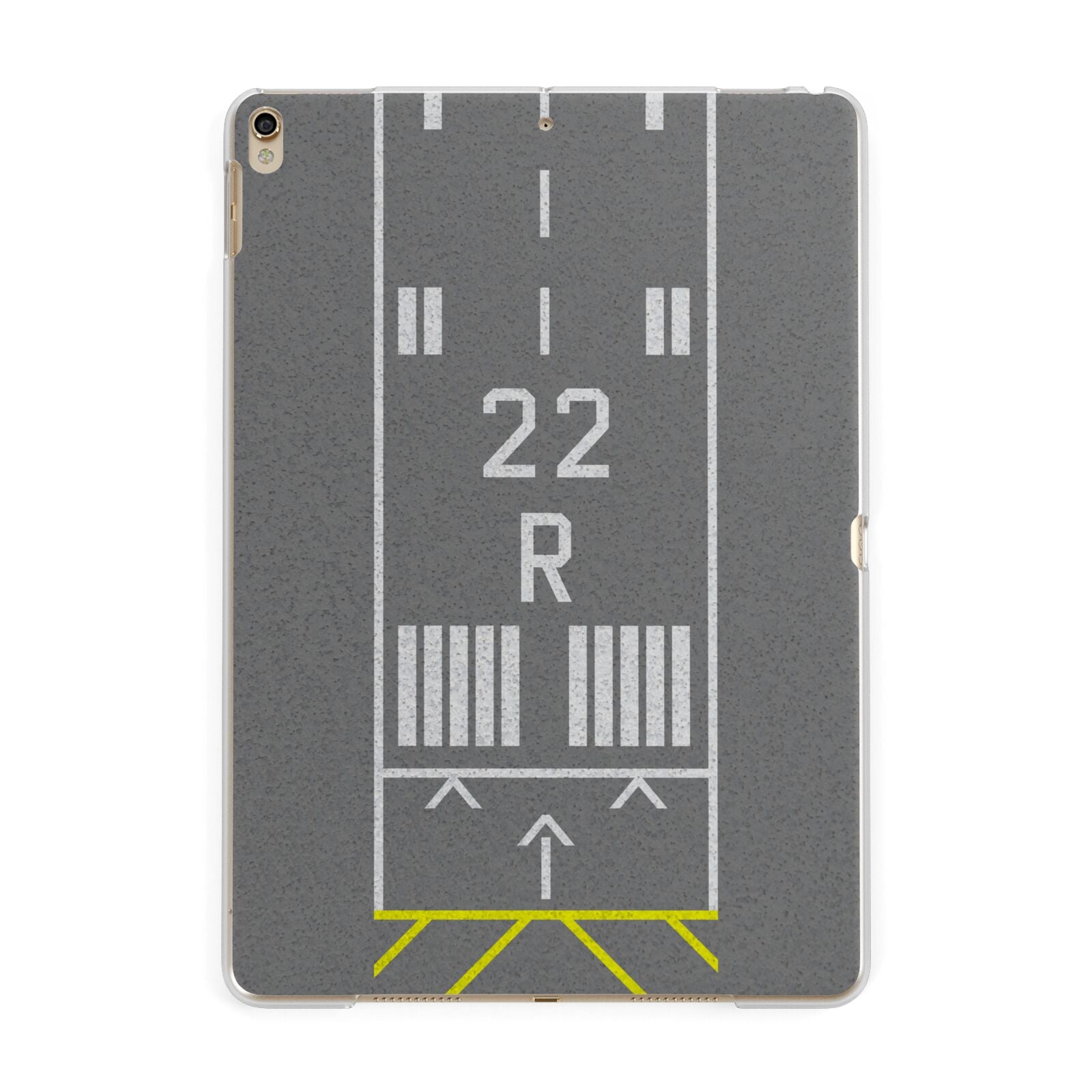 Personalised Runway Apple iPad Gold Case