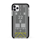 Personalised Runway Apple iPhone 11 Pro Max in Silver with Black Impact Case