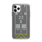 Personalised Runway Apple iPhone 11 Pro in Silver with Bumper Case