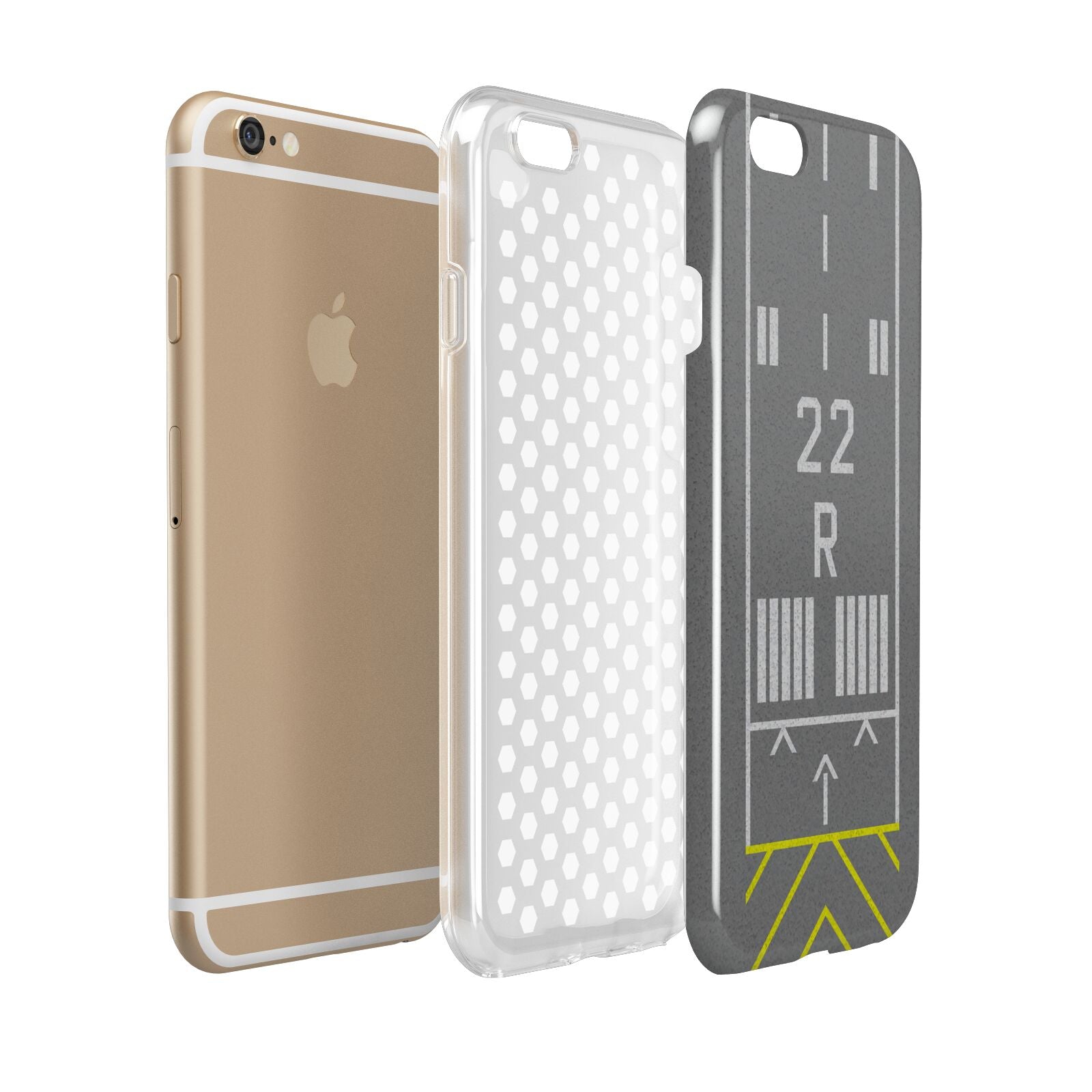 Personalised Runway Apple iPhone 6 3D Tough Case Expanded view