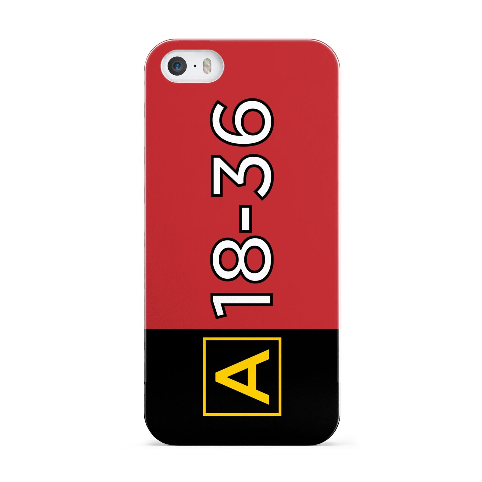Personalised Runway Holding Position Apple iPhone 5 Case
