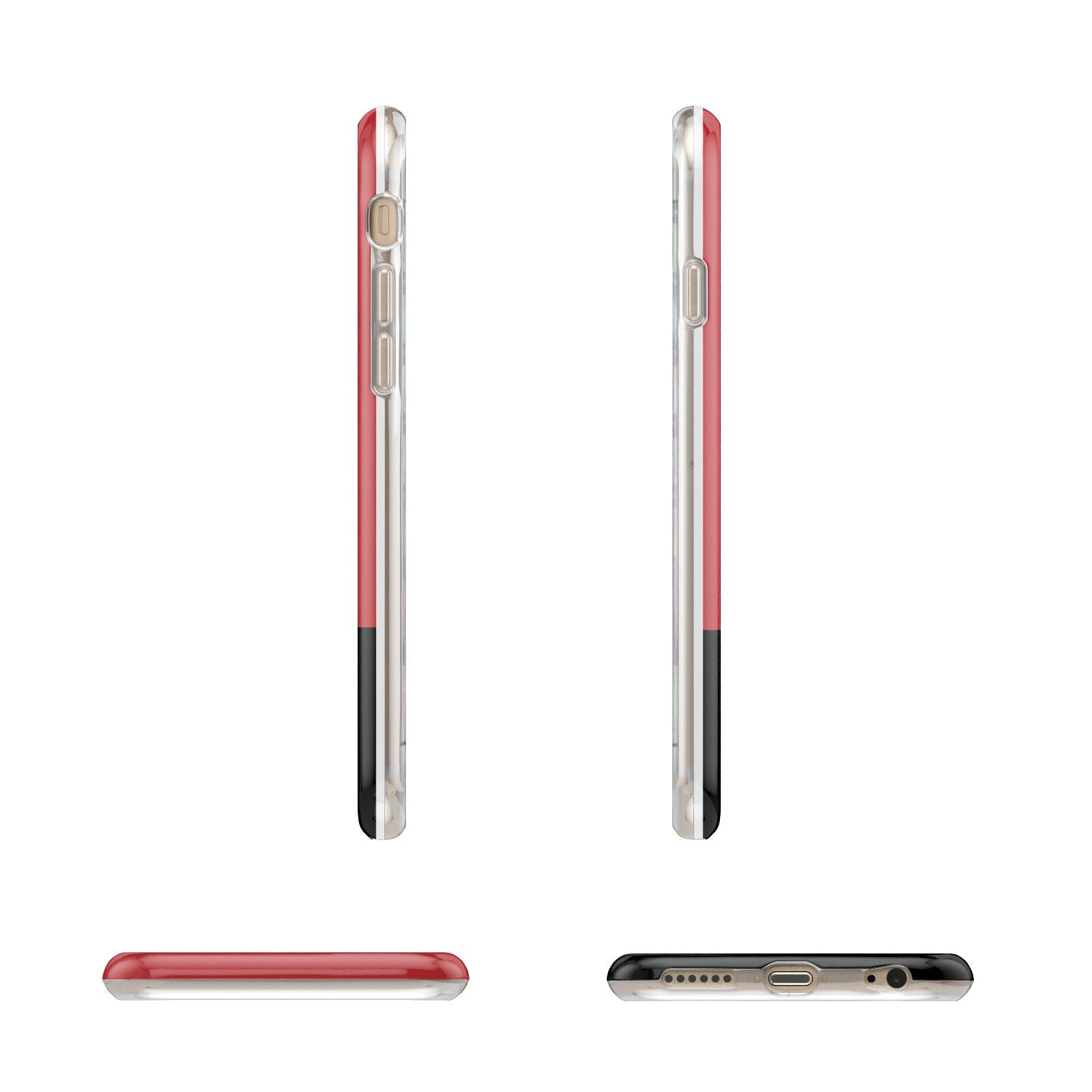 Personalised Runway Holding Position Apple iPhone 6 3D Wrap Tough Case Alternative Image Angles