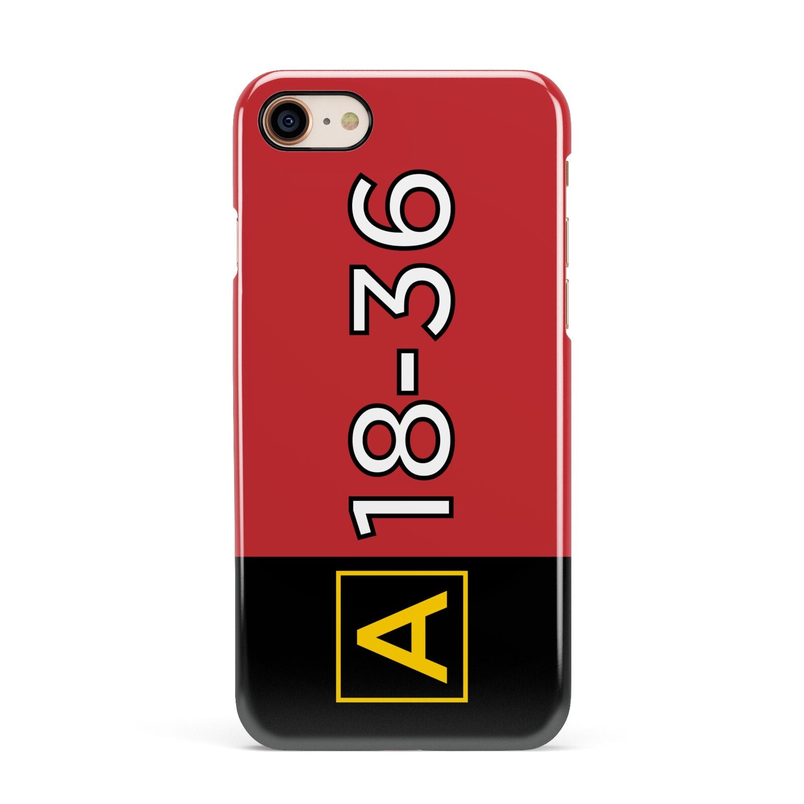 Personalised Runway Holding Position Apple iPhone 7 8 3D Snap Case