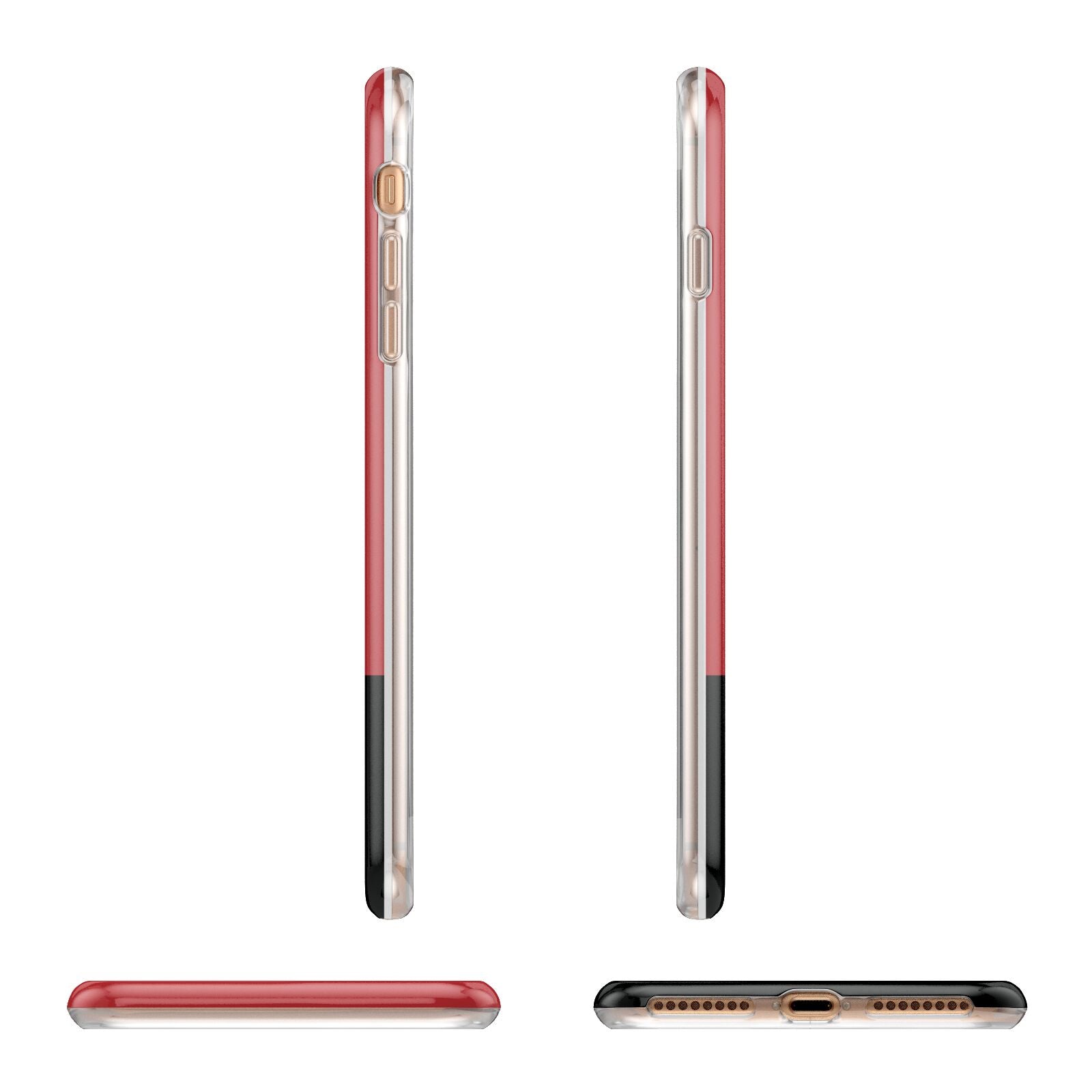 Personalised Runway Holding Position Apple iPhone 7 8 Plus 3D Wrap Tough Case Alternative Image Angles