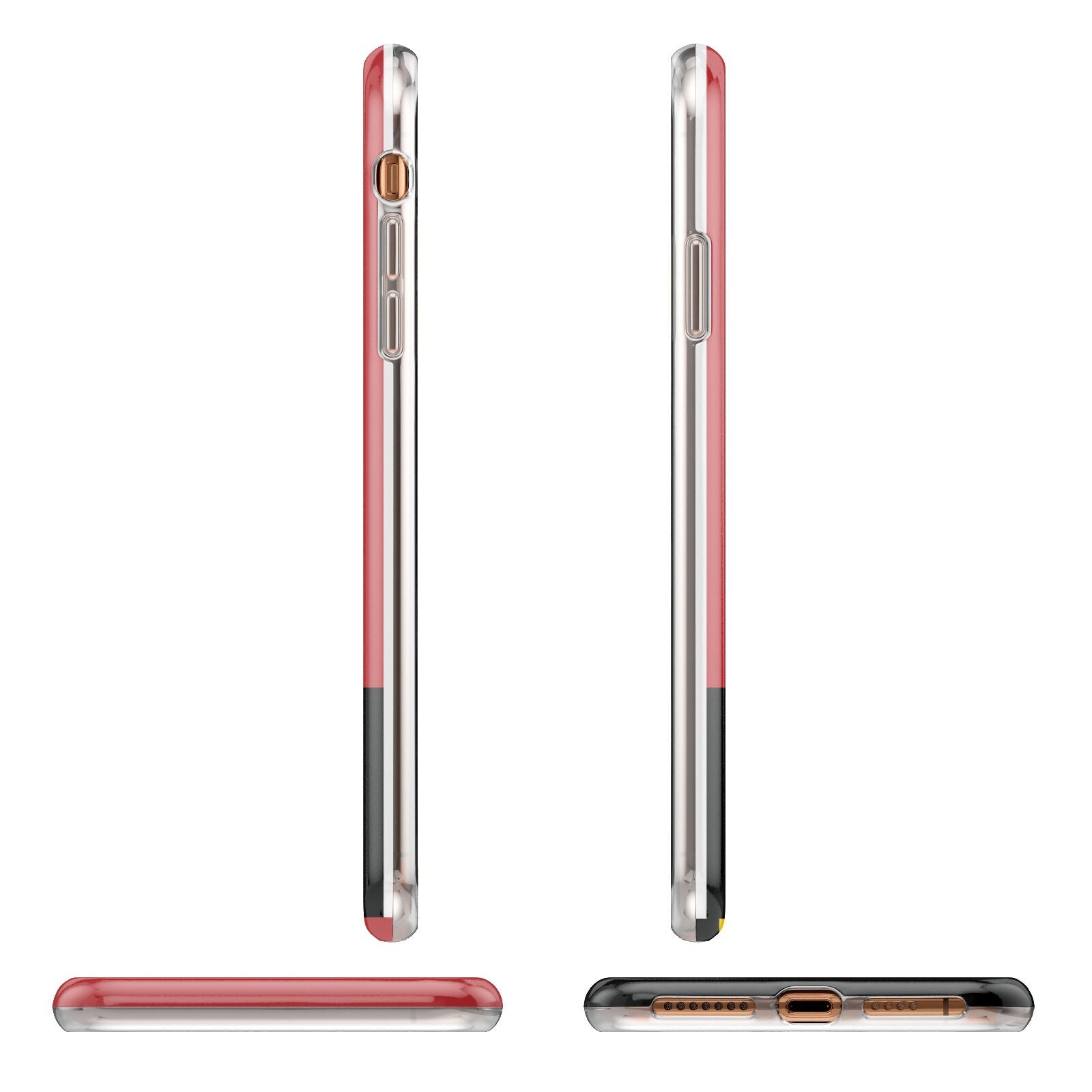 Personalised Runway Holding Position Apple iPhone XS Max 3D Wrap Tough Case Alternative Image Angles